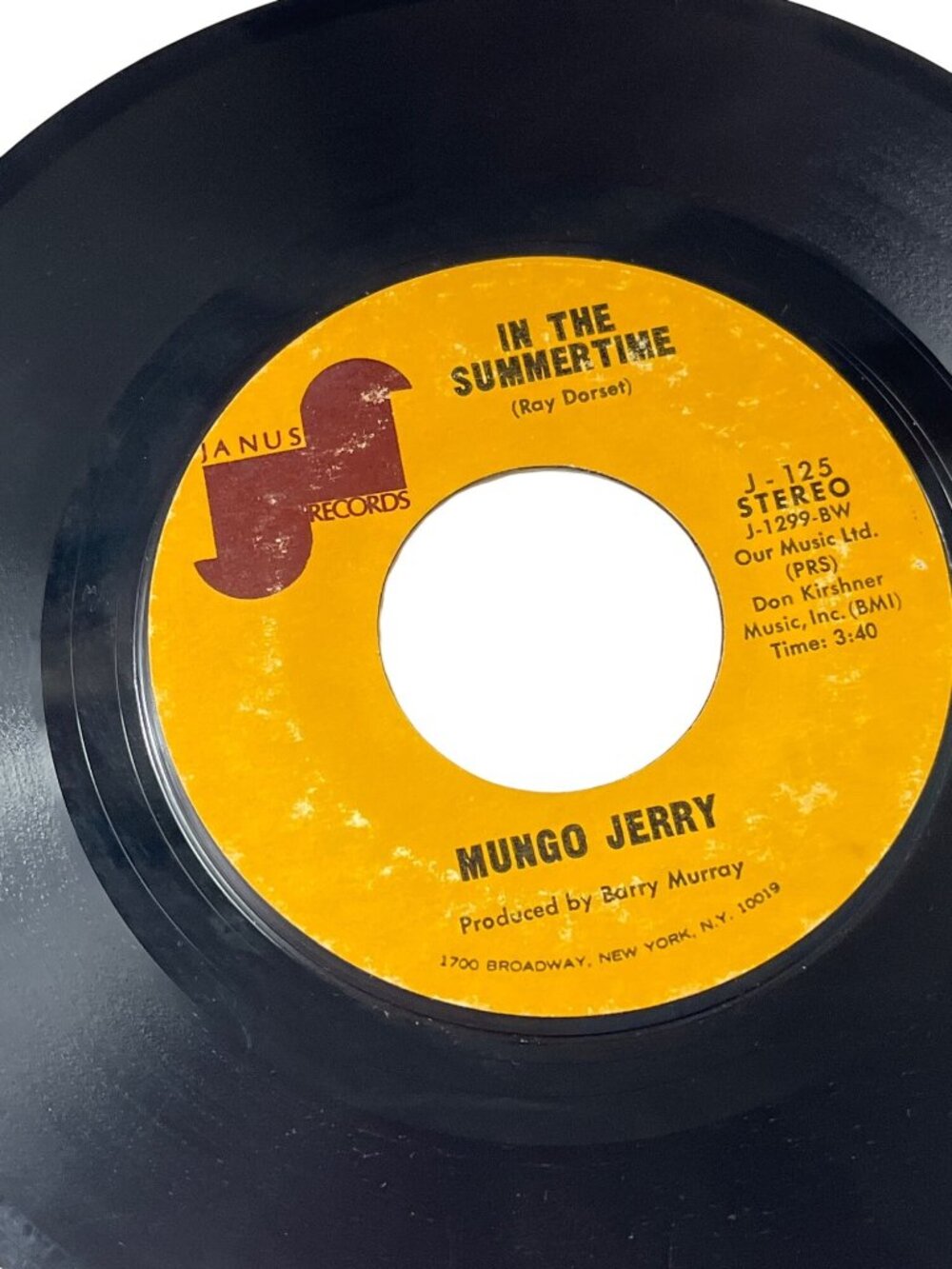 Mungo Jerry Vinyl 45 RPM Record "In The Summertime" & "Mighty Man" R130 - Picture 4 of 4